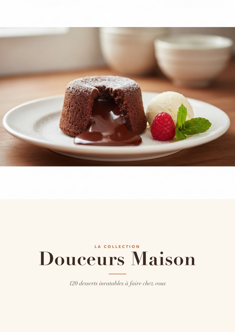 Le livre Douceurs Maison — 120 desserts